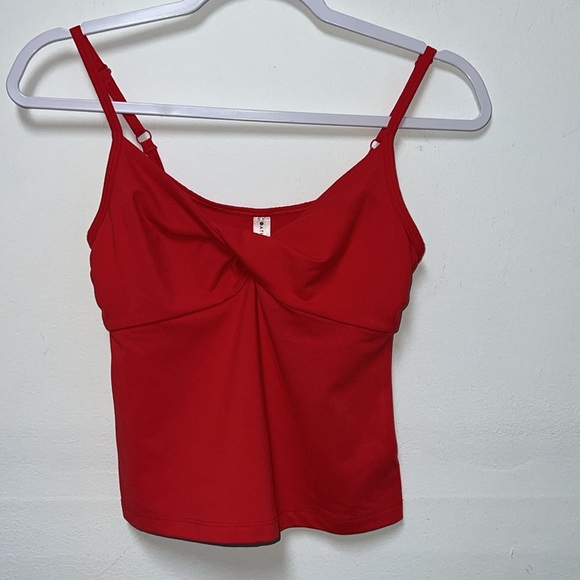 Athleta red powervita twist cami tank size Small - Picture 3 of 9